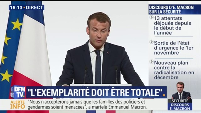 Macron : La police de sécurité du quotidien ce n'est pas aller jouer au football avec les jeunes