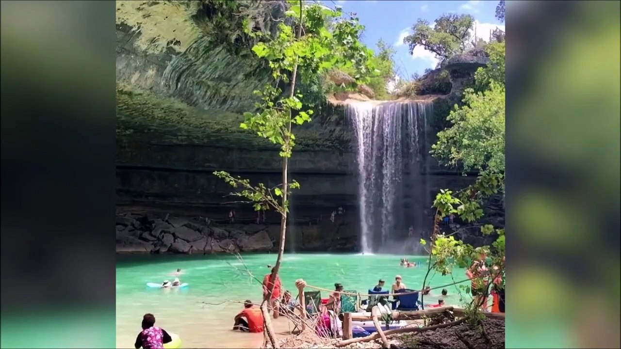 Cette cascade paradisiaque se situe au Texas