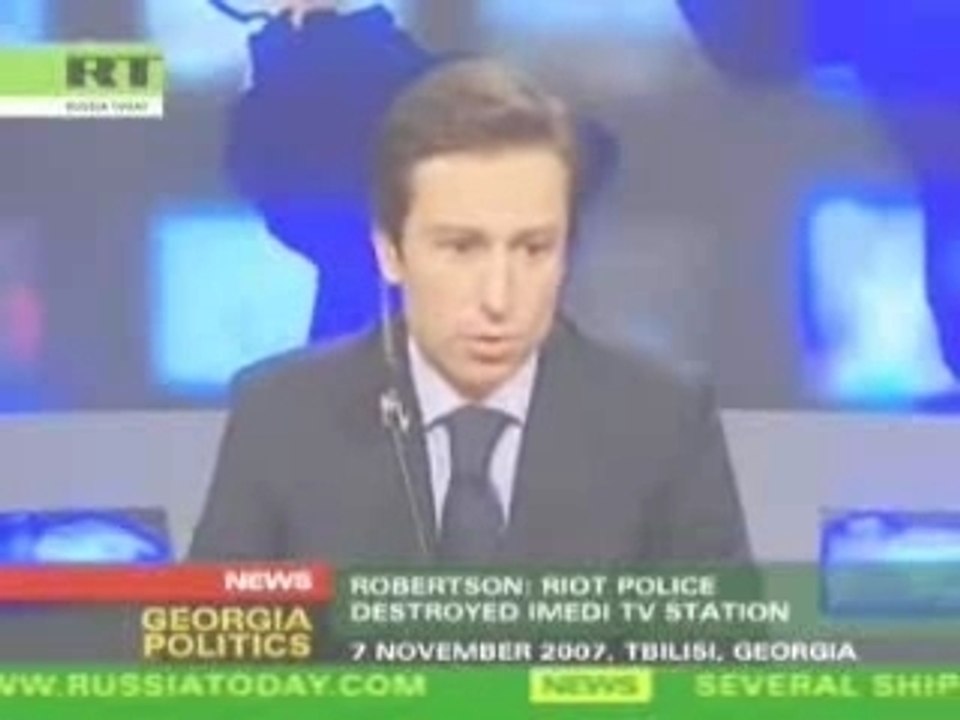 Géorgie Casse de imediTV par Saakashvili