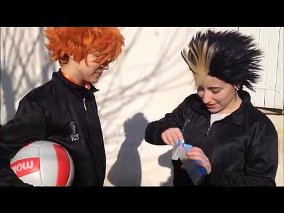 Haikyuu!! Pocky Game : Kagehina, Asanoya and Hinanoya