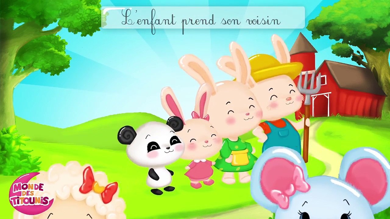 Le fermier dans son pré - Comptines Titounis pour les petits