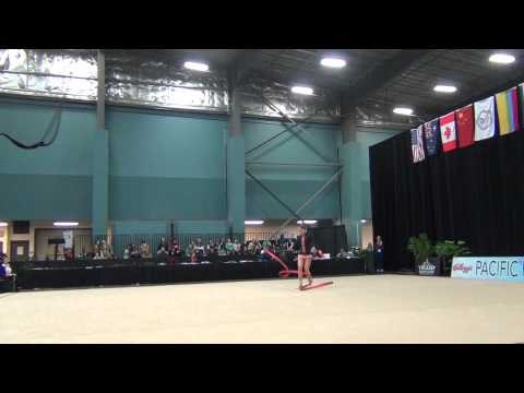 Jaelle Cohen - Ribbon - 2012 Kellogg's Pacific Rim Championships