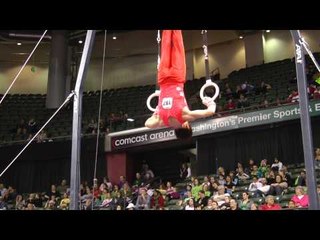 Guanhua Wu - Still Rings - 2012 Kellogg's Pacific Rim Championships