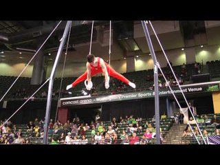 Peng Wang - Still Rings - 2012 Kellogg's Pacific Rim Championships