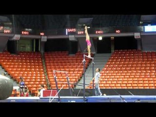 Katelyn Ohashi - Uneven Bars - 2012 Secret U.S. Classic Podium Training