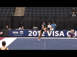 Amelia Hundley - Floor - 2012 Visa Championships Podium Training