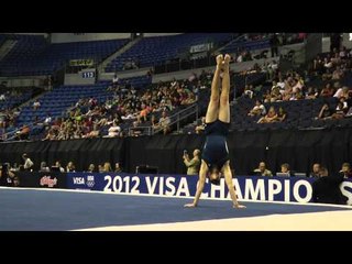 Jacob Barrus -- Floor -- 2012 Visa Championships -- Jr. Men -- Day 1