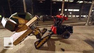 The world's first giant combat robot battle just happened and it involved a massive chainsaw