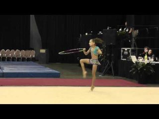 Natalie Bourand - Hoop - 2012 Rhythmic Nationals - Juniors - Day 1