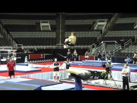 Jonathan Horton - Vault - 2012 U.S. Olympic Trials Podium Training