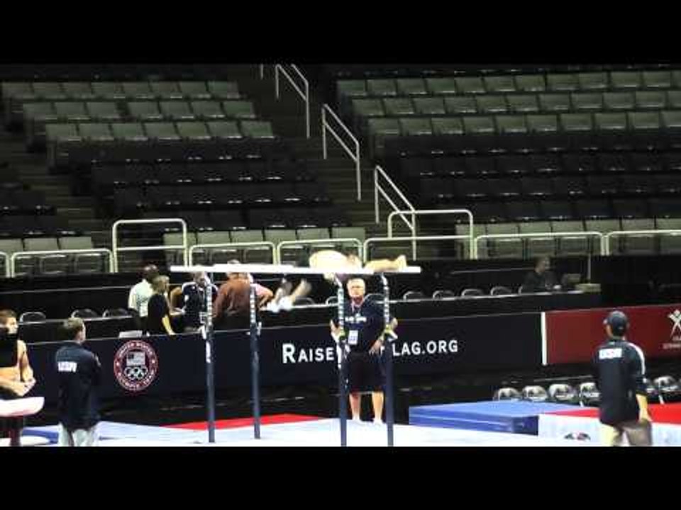 David Sender - Parallel Bars - 2012 U.S. Olympic Trials Podium Training