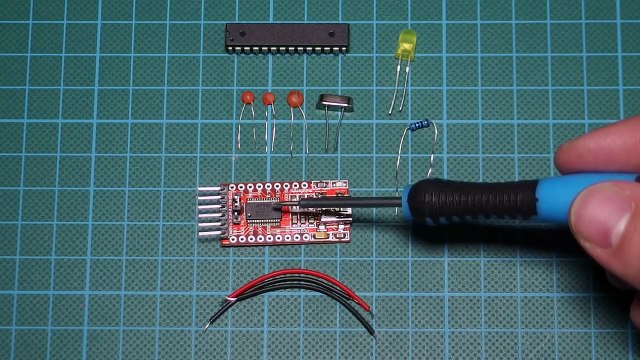 Arduino Uno (ATMEGA328P) on a breadboard Tutorial DIY project. Easy guide.