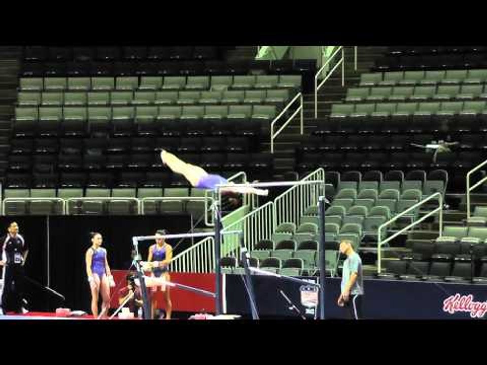 Rebecca Bross - Uneven Bars - 2012 U.S. Olympic Trials Podium Training
