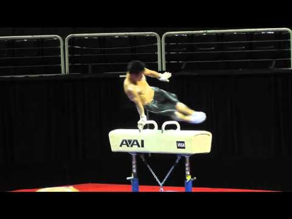 Glen Ishino - Pommel Horse - 2012 U.S. Olympic Trials Podium Training