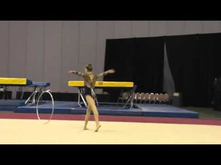Jazzy Kerber - Hoop - 2012 Sr Rhythmic Nationals - Day 1