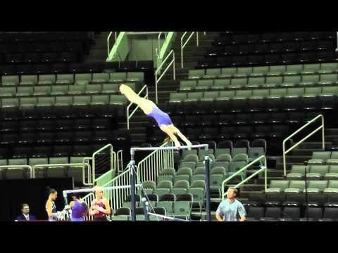 Rebecca Bross - Uneven Bars - 2012 U.S. Olympic Trials Podium Training