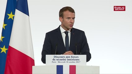 Macron aux forces de l'ordre : « Je vous demande d'être fort et juste »