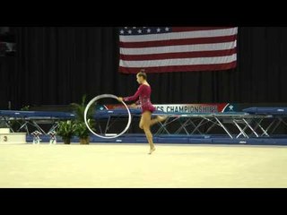 Catherine Gonzales - Hoop (AA Finals) - 2014 USA Gymnastics Championships