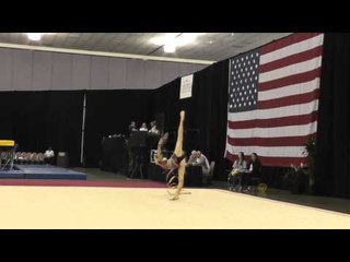 Jazzy Kerber - Ribbon - 2012 Rhythmic Nationals - Day 1