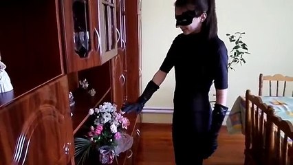 Spiderman present FLOWERS Сatwoman - SPIDERMAN KISS CATWOMAN || Funny Superhero Movie in Real Life