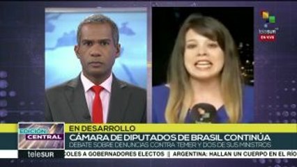 Brasil: expectativas sobre debate de dip. sobre denuncias contra Temer