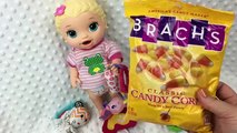 Baby Alive Super Snackin Lily Doll Eats Halloween Candy Corn and Potty Training