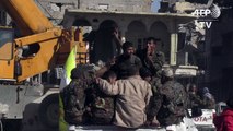 قوات سوريا الديموقراطية تحتفل بسيطرتها الكاملة على الرقة