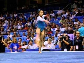 Tasha Schwikert - Floor Exercise - 2002 U.S. Gymnastics Championships - Women - Day 1