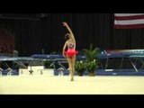 Valeria Sharipova - Ball (AA Finals) - 2014 USA Gymnastics Championships