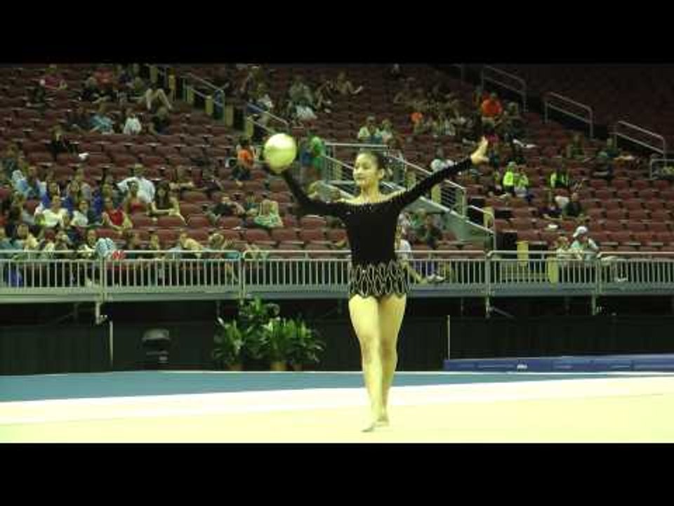 Andria Gao - Ball Final - 2014 USA Gymnastics Championships