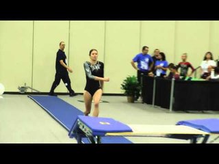 Mikala Collier - Double Mini Finals Pass 1 - 2014 USA Gymnastics Championships