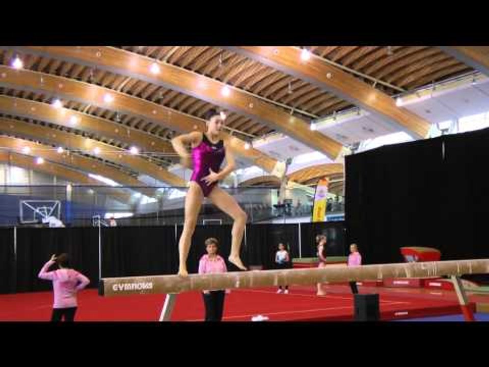 Kyla Ross - Balance Beam - 2014 Pacific Rim Championships - Podium Training