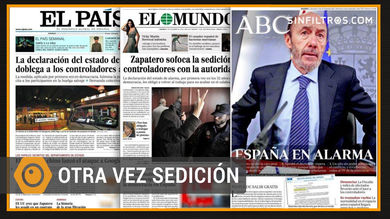 Otra vez sedición