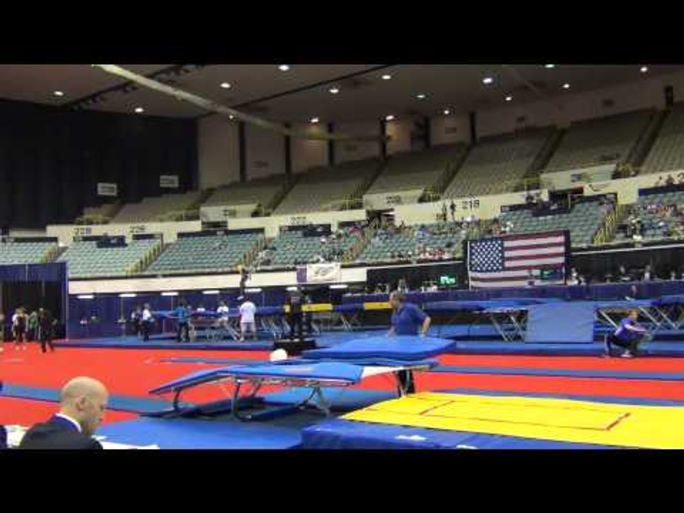 Justin Hackett - Double Mini 2 - 2012 U.S. T&T Elite Championships - Senior Prelims