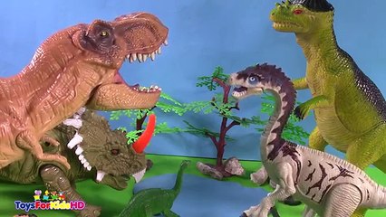 Los Dinosaurios para niños El T-Rex Amistoso - Videos de Dinosaurios ToysForKidsHD