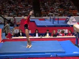 Dominique Dawes - Vault 2 - 1996 U.S Gymnastics Championships - Women