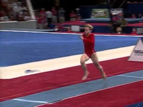 Amanda Borden - Vault 1 - 1996 U.S Gymnastics Championships - Women