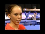 Hollie Vise Interview - 2004 U.S. Gymnastics Championships - Women - Day 1