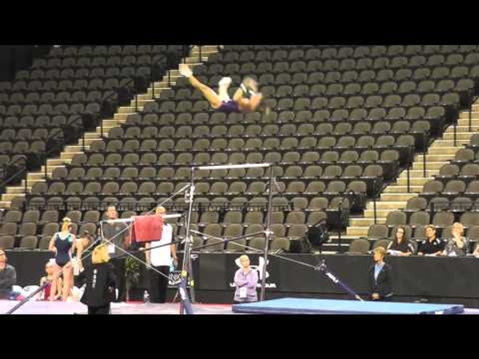 Brenna Dowell - Uneven Bars - 2013 Secret U.S. Classic Podium Training