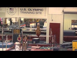 At The Ranch... training with Kennedy Baker (Bars/Vault)