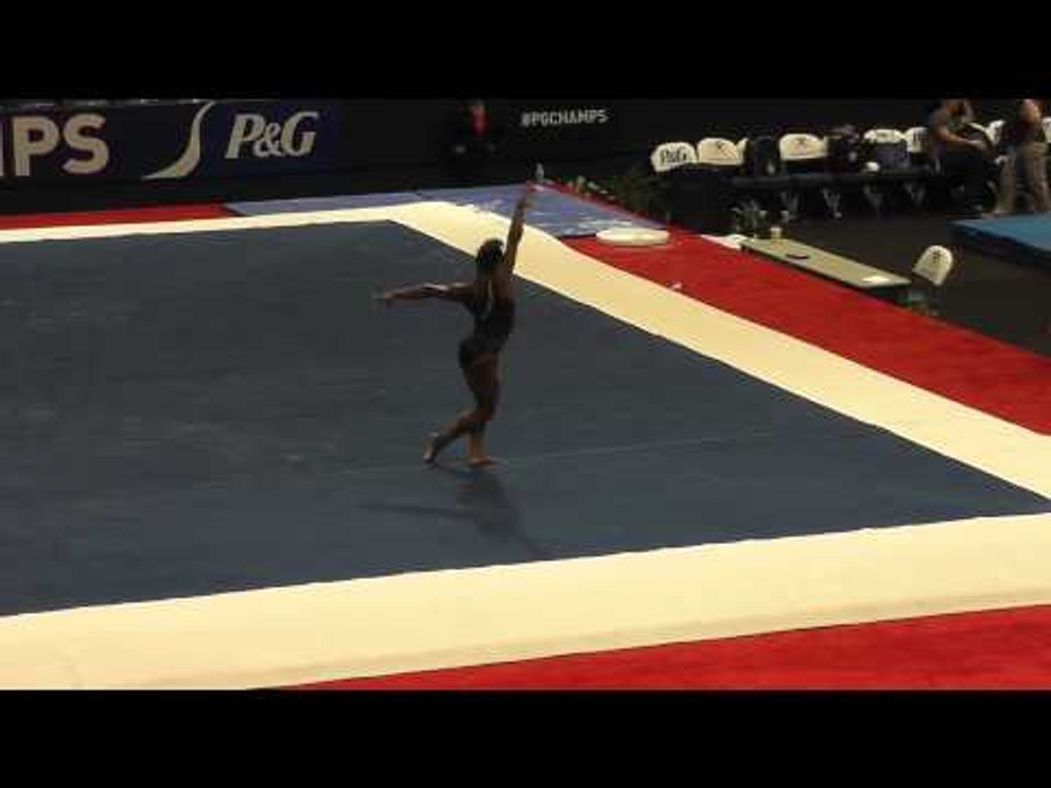 Simone Biles - Floor - 2013 P&G Gymnastics Championships Podium Training