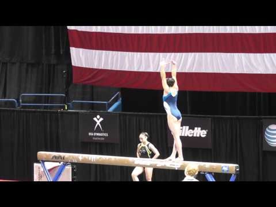 Kyla Ross - Beam - 2013 P&G Gymnastics Championships Podium Training