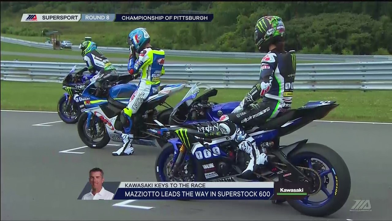 2017 MotoAmerica Championship Of Pittsburgh Supersport Race 1