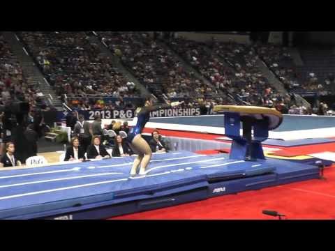 Erin Macadaeg - Vault - 2013 P&G Championships - Sr. Women - Day 1