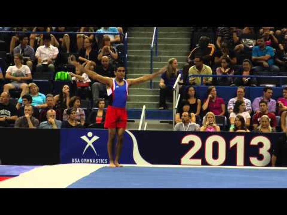 Akash Modi - Floor Exercise - 2013 P&G Championships - Sr. Men - Day 1
