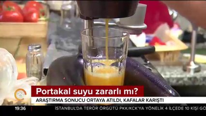 Portakal suyu zararlı mı?