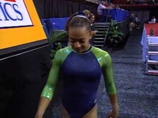 Tasha Schwikert - Vault 2 - 2001 U.S. Gymnastics Championships - Women - Day 2