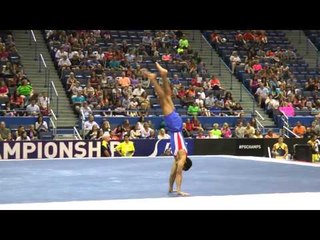 Akash Modi - Floor Exercise - 2013 P&G Championships - Sr. Men - Day 2