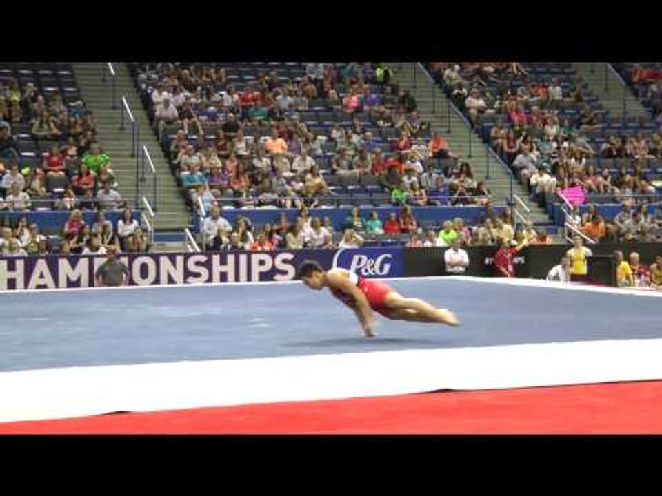 Kanji Oyama - Floor Exercise - 2013 P&G Champio...
