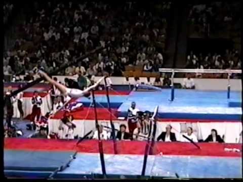 Jaycie Phelps - Compulsory Uneven Bars - 1996 Olympic Trials